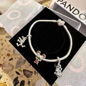 Pandora x Disney 100 anniversary bracelet and charms